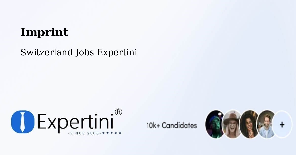 Imprint – Payerne - Switzerland Jobs Expertini